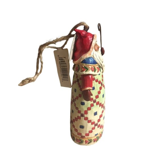 JIM SHORE "Santa with Cane" 4.5" Enesco Hanging Christmas Ornament Xmas IOB - Picture 5 of 7